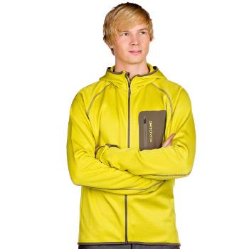 Foto Ropa Interior Técnica Ortovox Fleece Hood Men - green sulphur