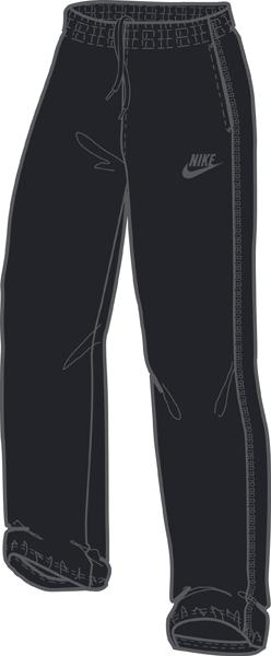 Foto Ropa NIKE N45 Limtlss Bf Cuf Pnt Bk(yth)