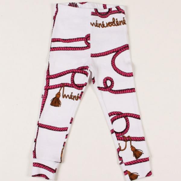 Foto Rope Leggings by Mini Rodini, cherry