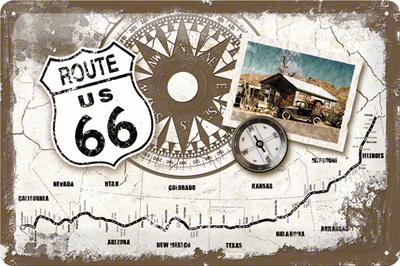Foto Route 66 Kompass