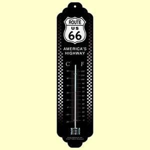 Foto Route 66 Shield steel thermometer