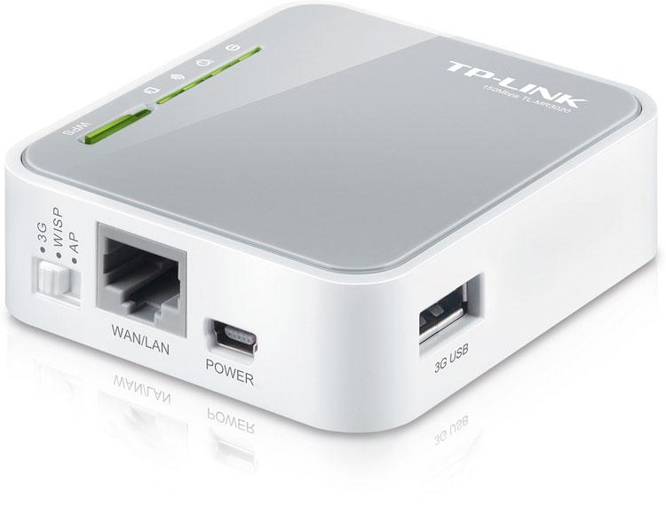 Foto Router Inalambrico TP-Link TL-MR3020 150Mbps USB Compatible 3G