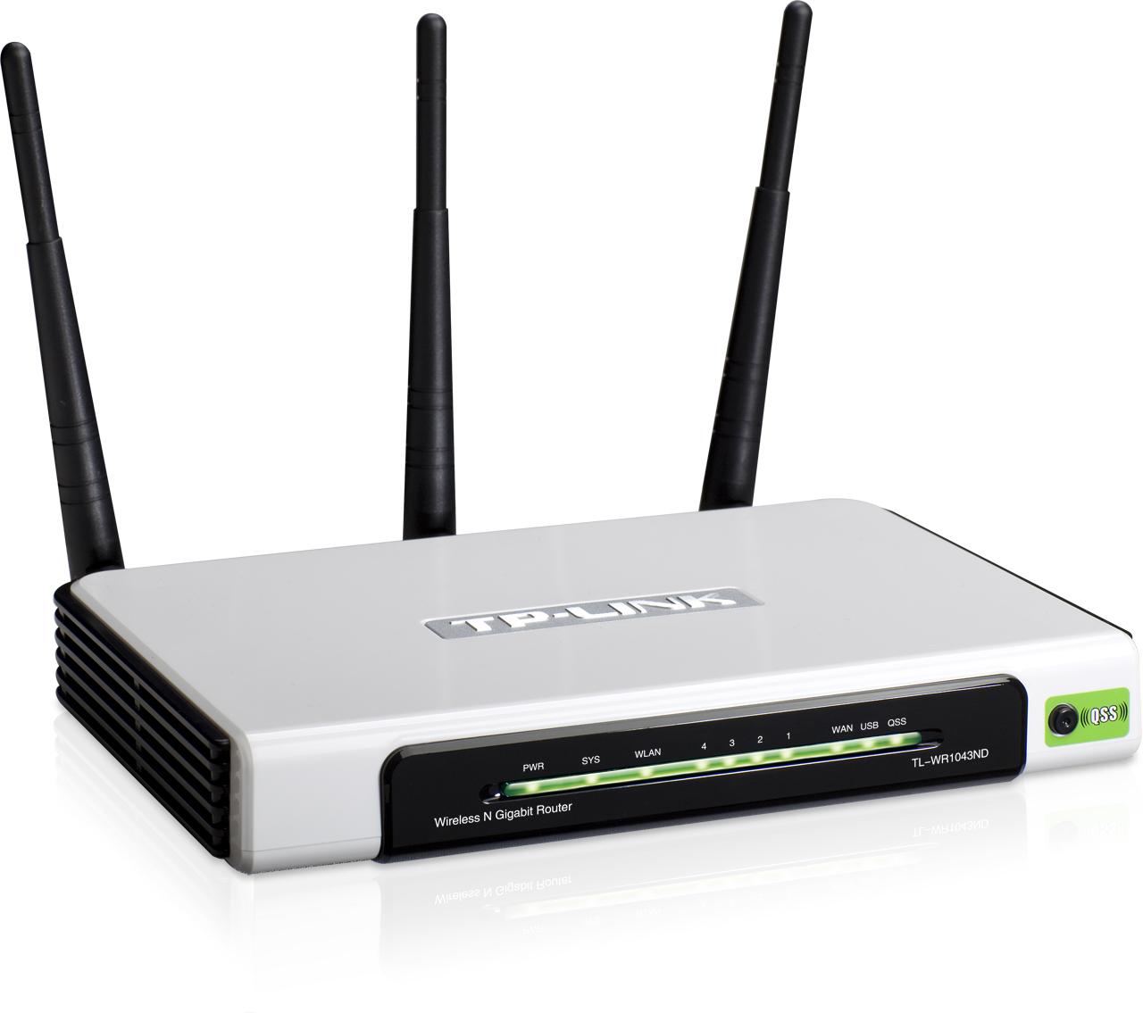 Foto Router Inalambrico TP-Link TL-WR1043ND 300Mbps USB
