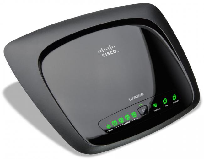 Foto ROUTER MODEM ADSL2 LINKSYS WAG120N