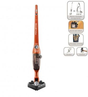 Foto Rowenta. Escoba electrica Air force 18V NARANJA