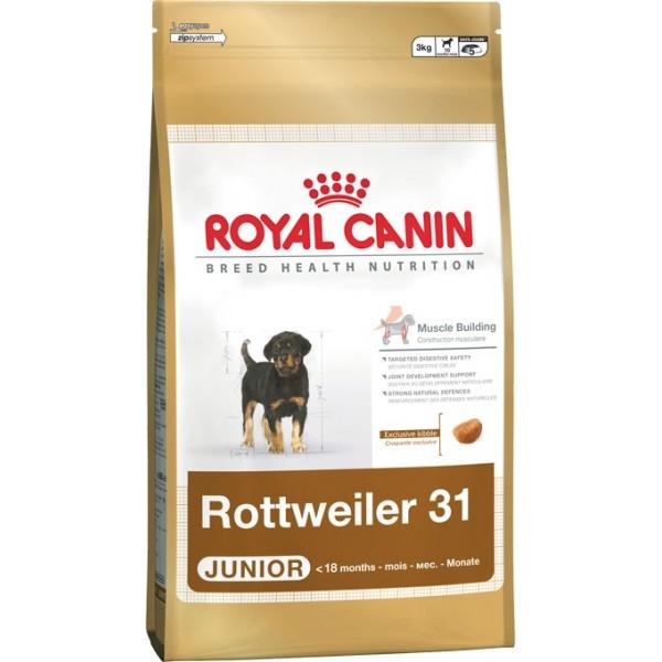 Foto Royal canin rottweiler junior 31 Saco de 12 Kg