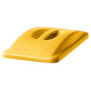 Foto Rubbermaid Tapa amarilla para plástico, contenedor compacto