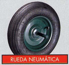 Foto RUEDA CARRETILLA OBRAS 350X8 NEUMATICA