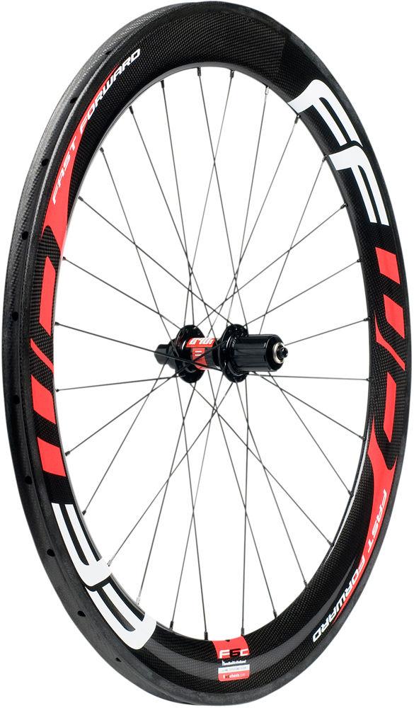Foto Rueda trasera tubular de carbono Fast Forward - F6C - Carbon