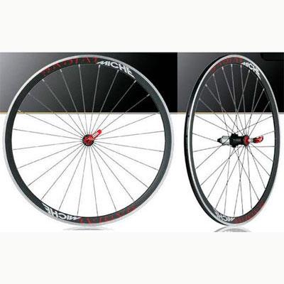 Foto Ruedas bicicleta carretera Miche Radial carbon aluminio para Shimano