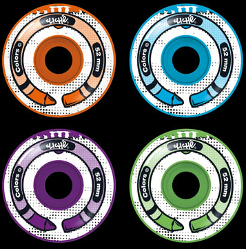 Foto Ruedas Cliché · Color Standar Wheel · 52mm