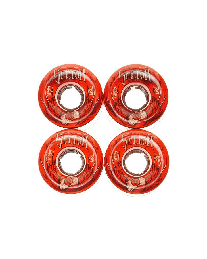 Foto Ruedas De 61 Mm Ts 9 Balls De Sector 9 - Red