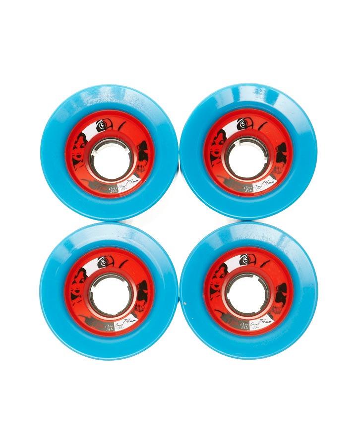 Foto Ruedas De 74 Mm Dualdurometer De Sector 9 - Azul