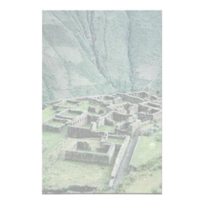 Foto Ruinas del inca, Pisac, Perú Papeleria (Paquete De 10)