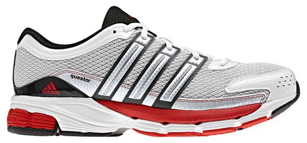 Foto Running Adidas Questar Cushion White / Metallic Silver