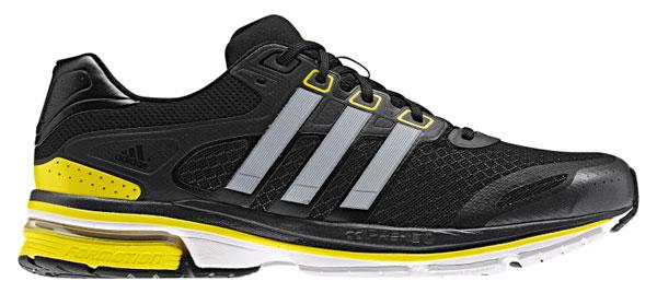 Foto Running Adidas Snova Glide 5m Black / Vivid Yellow / Metallic Silver