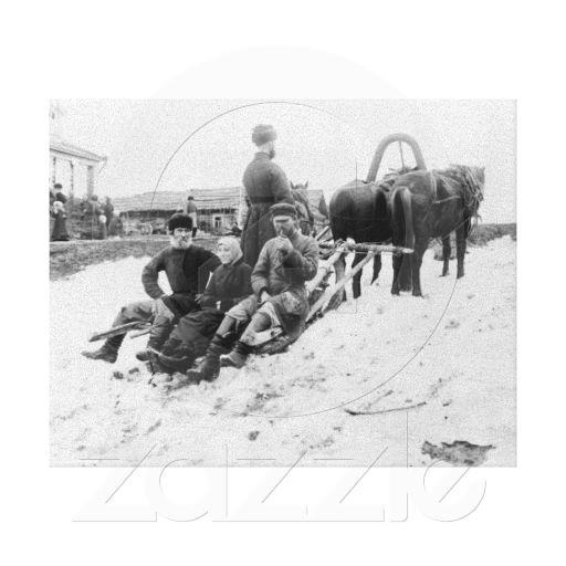 Foto Rusos en una troika en la fotografía de la nieve Impresiones En...