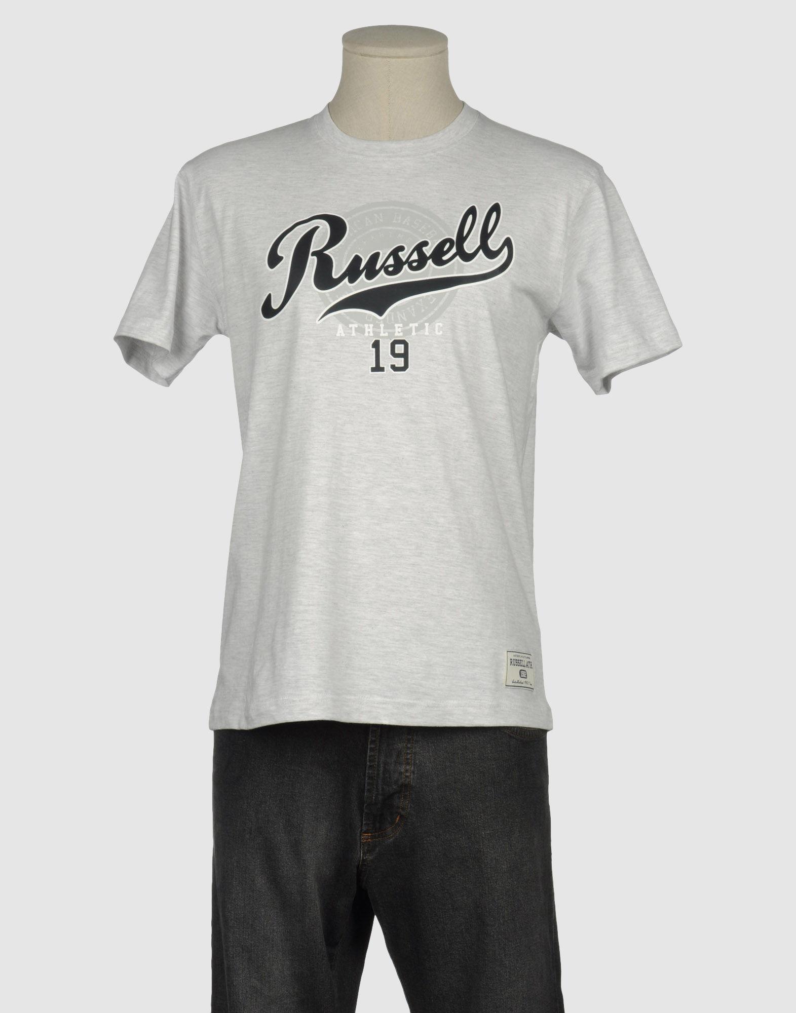Foto Russell Athletic Camisetas De Manga Corta Hombre Gris perla