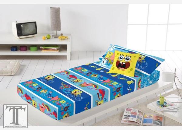 Foto Sábanas bob esponja burbujas