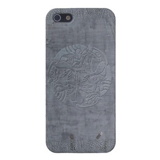 Foto Símbolo céltico metálico del perro Iphone 5 Fundas