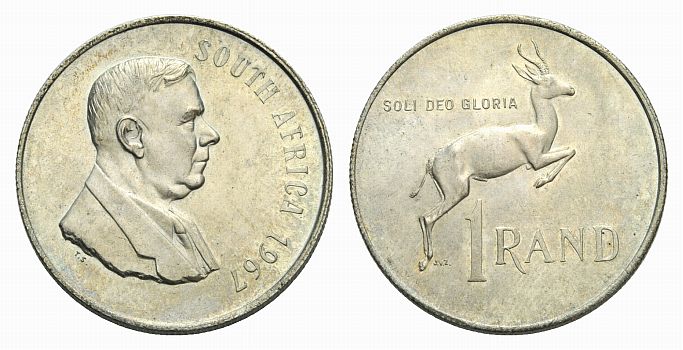 Foto Süd-Afrika 1 Rand 1973
