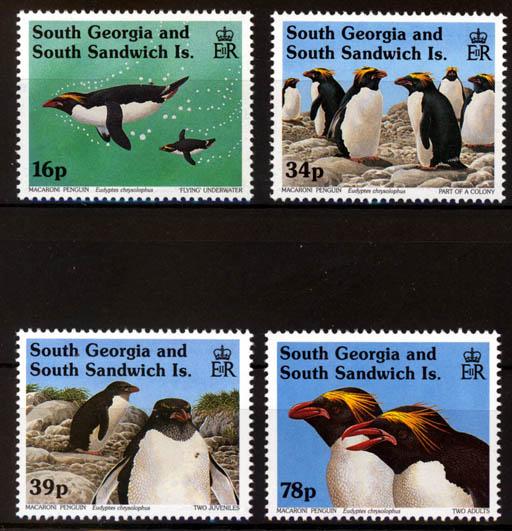 Foto Süd-Georgien und -Sandwichinseln 4 Marken 1993