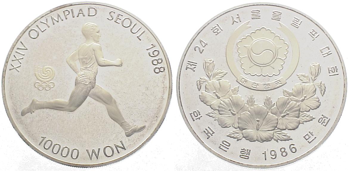 Foto (Süd-)Korea 10000 Won 1986