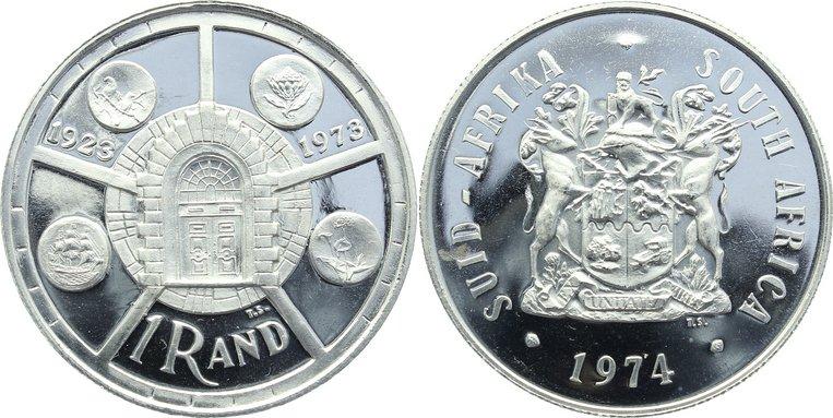 Foto Südafrika 1 Rand 1973