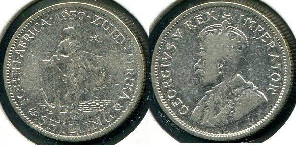 Foto Südafrika 1 Shilling 1930
