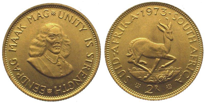 Foto Südafrika 2 Rand Gold 1973