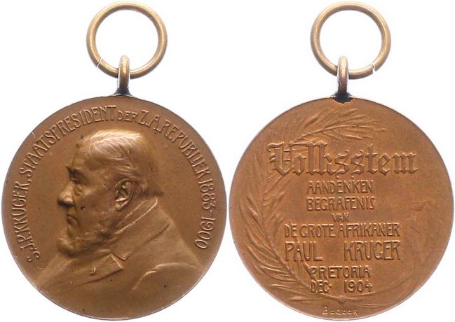 Foto Südafrika Tragbare Bronzemedaille 1904