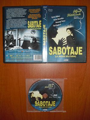 Foto Sabotaje (la Mujer Solitaria) / Sabotage 1936 [dvd] Divisa Red Alfred Hitchcock