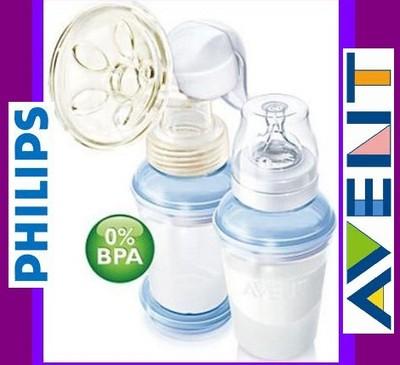 Foto Sacaleches Avent Philips Manual Extractor + Vasitos Leche Via Sacaleche