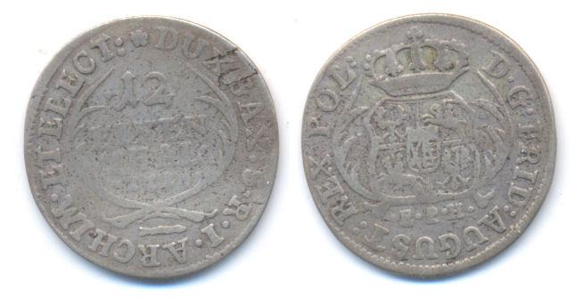 Foto Sachsen: Friedrich August I , 1694-1733 1/12 Taler 1714 Eph