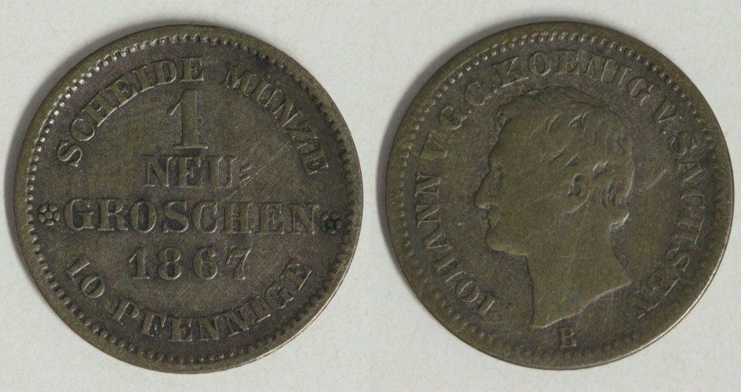 Foto Sachsen-Coburg-Gotha 1 Groschen 1841 G