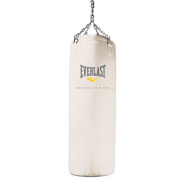 Foto Saco Boxing Everlast Classic Canvas color blanco