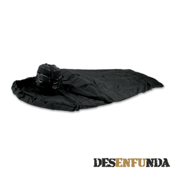 Foto Saco de dormir MIL-TEC de supervivencia de color negro 90747