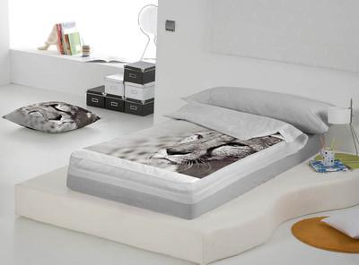 Foto Saco Nórdico Leopardo Con Relleno Para Cama De 90