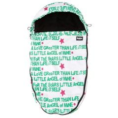 Foto Saco para carrito bebé Green Text