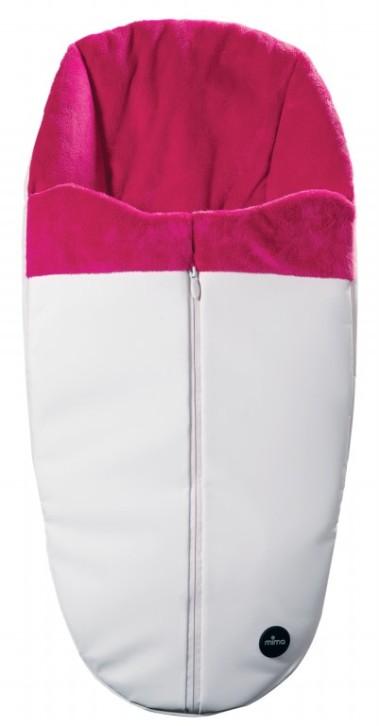 Foto Saco Silla Cubrepies Blanco Mima - Rosa