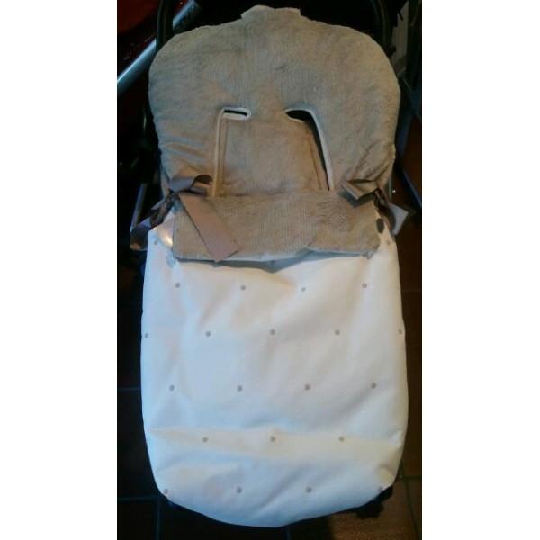 Foto SACO SILLA POLIPIEL BORDADA PBP UZTURRE (Color: Beige)