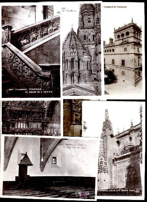 Foto salamanca: lote de 10 t postales antiguas, en sepia, brillo si