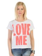 Foto Sally & Circle Price Love Me Camiseta neón coral