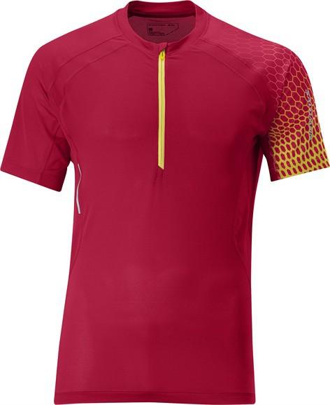 Foto Salomon II 1/2 cremallera camisa hombres rojo