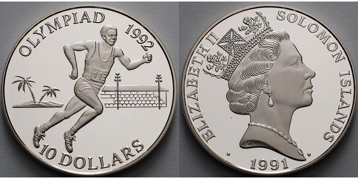 Foto Salomon-Inseln 10 Dollar 1991