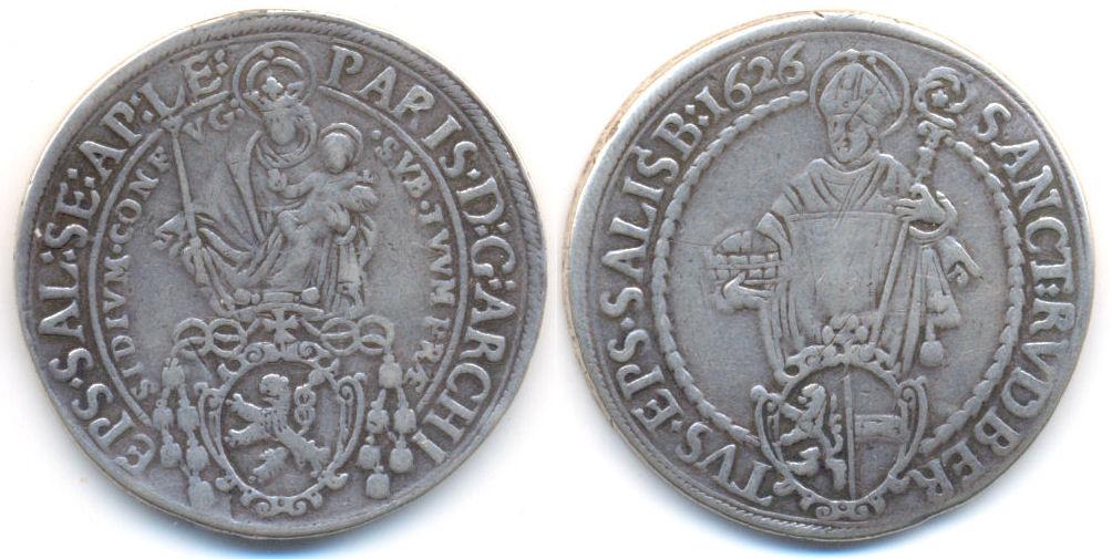 Foto Salzburg: Paris Graf Lodron, 1619-1653 Taler 1626