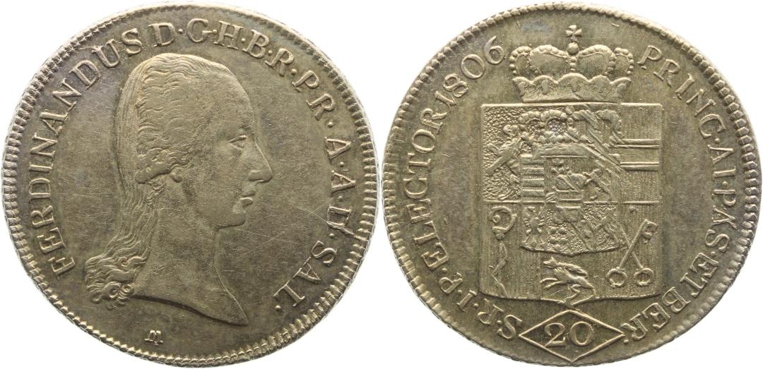 Foto Salzburg 20 Kreuzer 1806 M