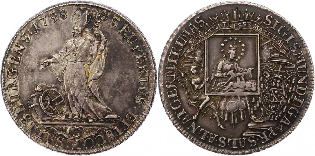 Foto Salzburg Taler 1758