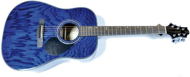 Foto Samick guitarras D-4 TBL Azul. Guitarra acustica de 6 cuerdas
