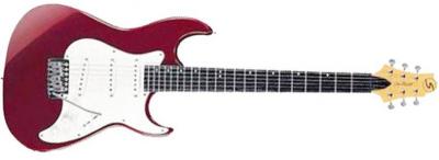 Foto Samick Guitarras Mb-1/red Guitarra Electrica